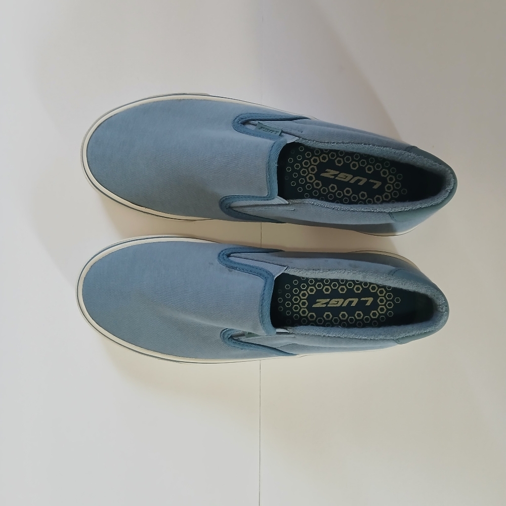•LUGZ• Light Blue Cushioned Slip-On Shoes - Picture 3 of 7